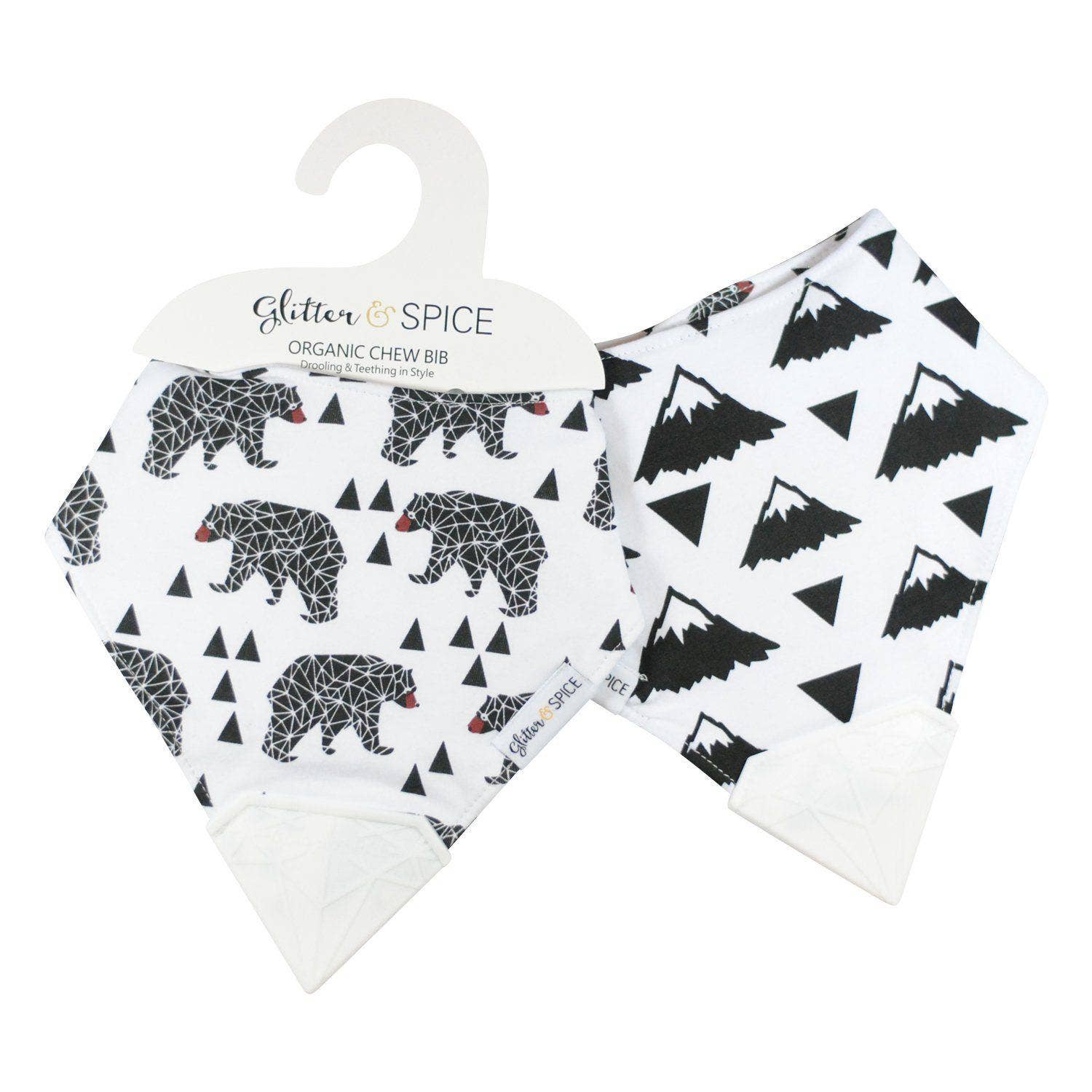 Glitter and Spice Organic Chew Bib Wily Fox